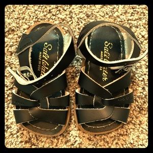 Baby Saltwater leather sandals